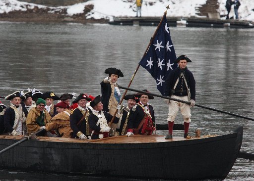 512x366 N.y. Museum To Unveil More Accurate Version Of George Washington'S - Washington Crossing The Delaware River Painting