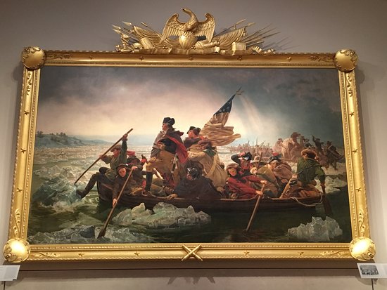 550x413 Painting Of Washington Crossing The Delaware River - Washington Crossing The Delaware River Painting