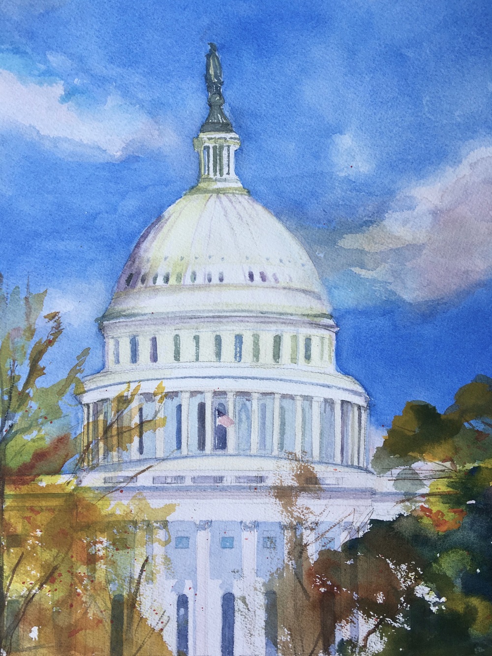 1000x1334 Washington Dc Paintings Cynthia Howar - Washington Dc Painting
