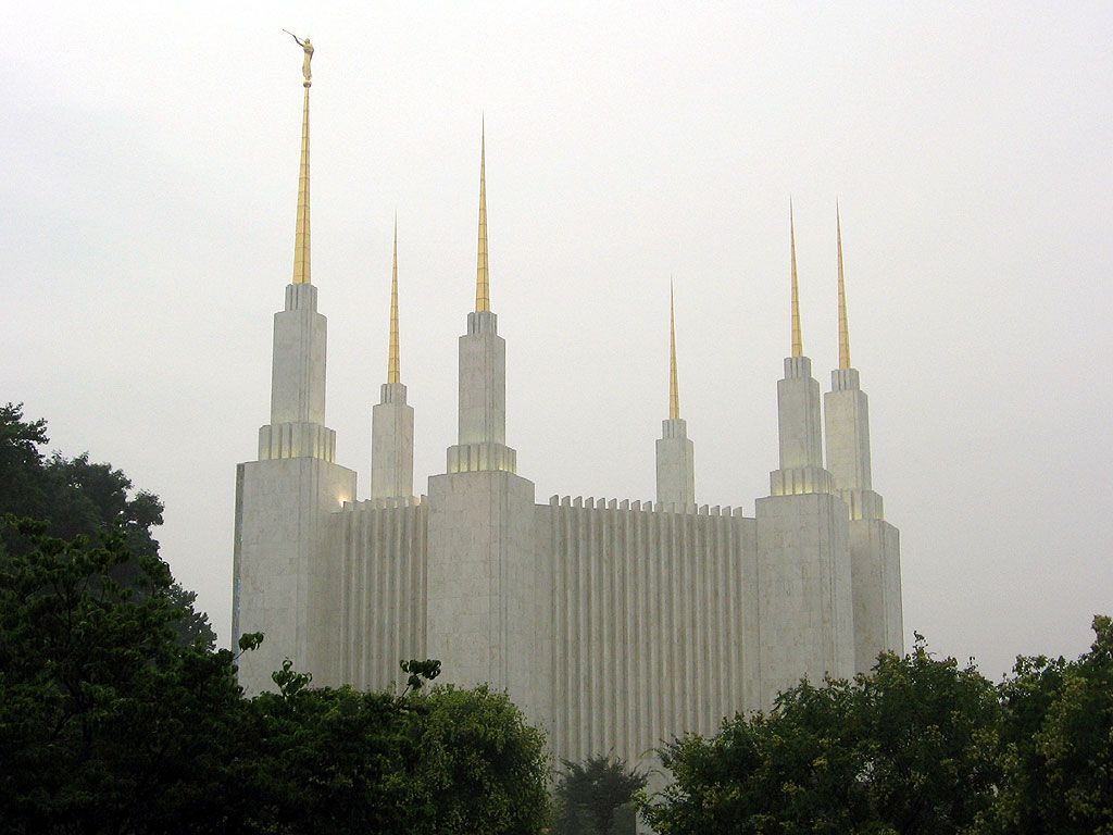1024x768 A Site Of All The Lds Temples. Complete With The Dedicatory Prayer - Washington Dc Temple Painting