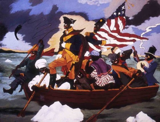 560x430 George Washington Carver Crossing The Delaware Page - Washington Delaware Painting