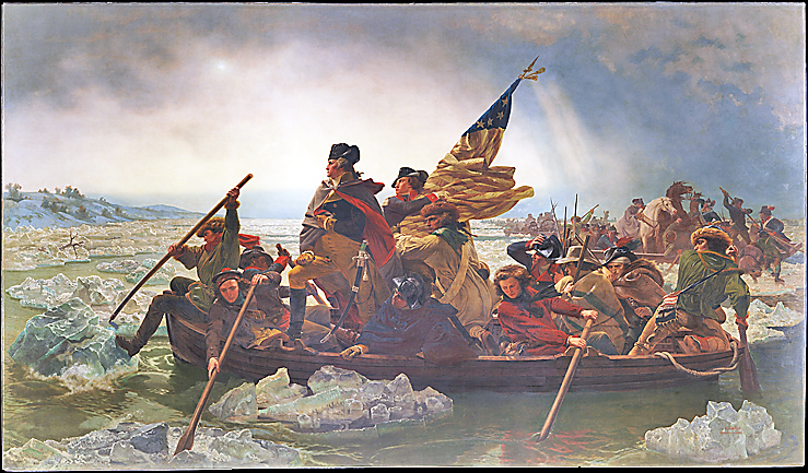 739x433 How A Painting Of George Washington Crossing The Delaware - Washington Delaware Painting