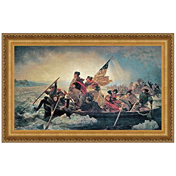 355x355 Design Toscano Washington Crossing The Delaware, 1851 - Washington Delaware Painting