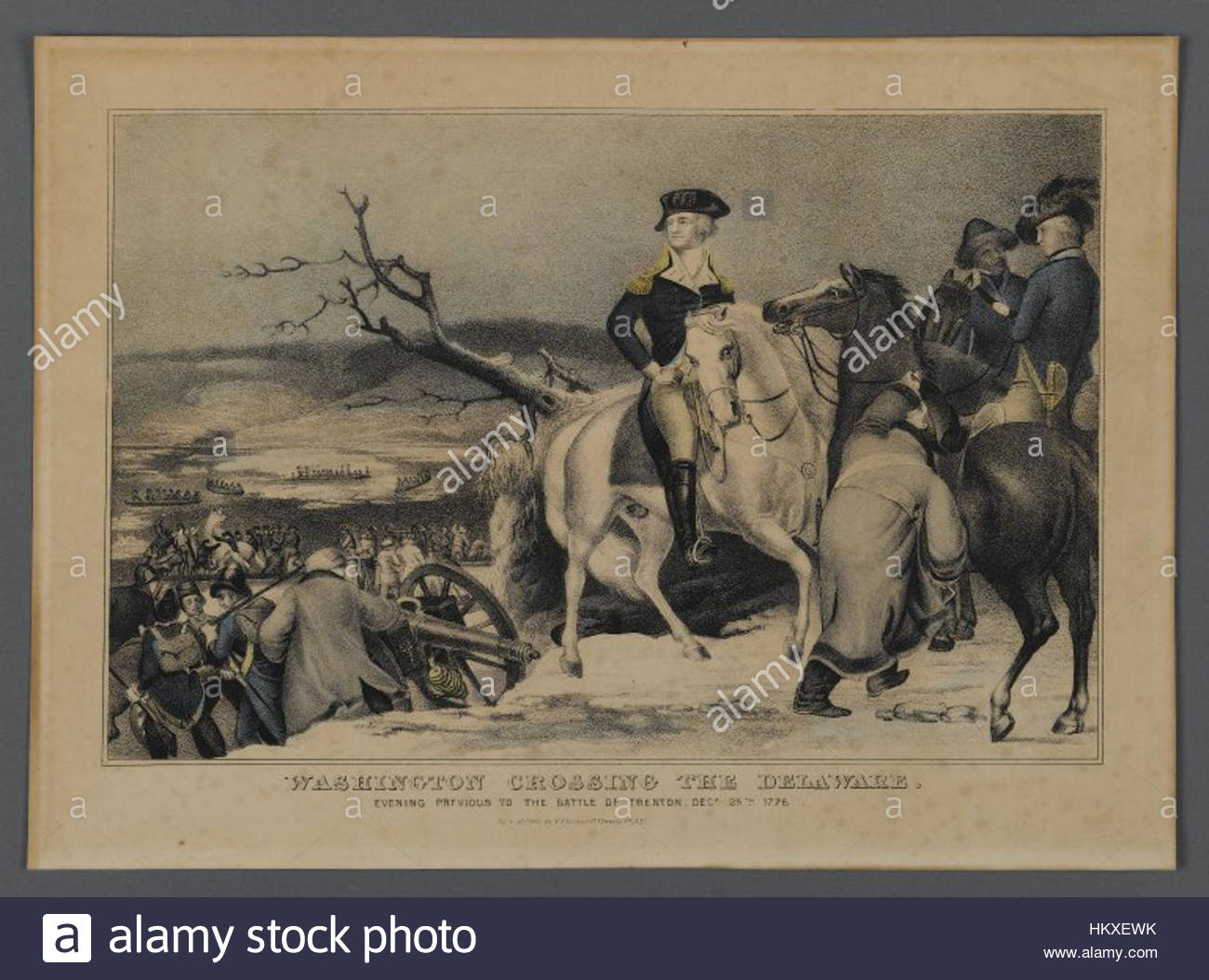 1300x1054 Washington Crossing Delaware Painting Stock Photos Amp Washington - Washington Delaware Painting