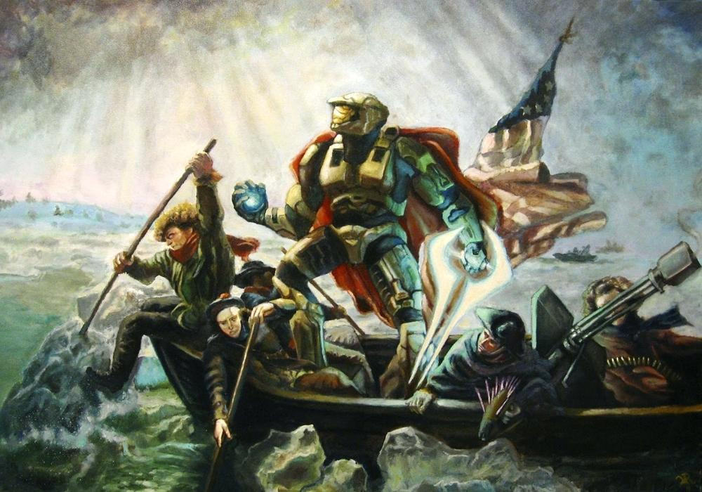 1000x700 Washington Crossing Delaware Painting Analysis Crossing - Washington Delaware Painting