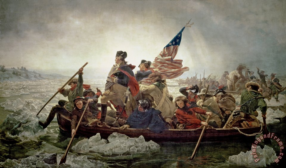 960x564 Emanuel Gottlieb Leutze Washington Crossing The Delaware River - Washington Delaware Painting