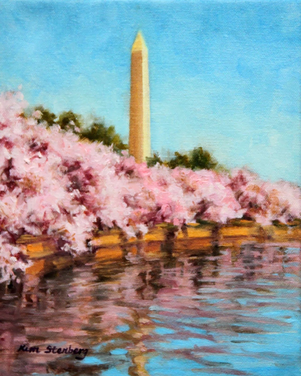 1284x1600 Canvas Painting Washington Monument - Washington Monument Painting