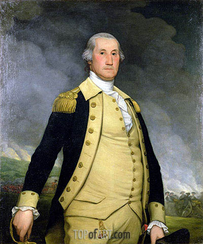 400x480 George Washington Wright Of Derby Painting Reproduction 5403 - Washington Painting
