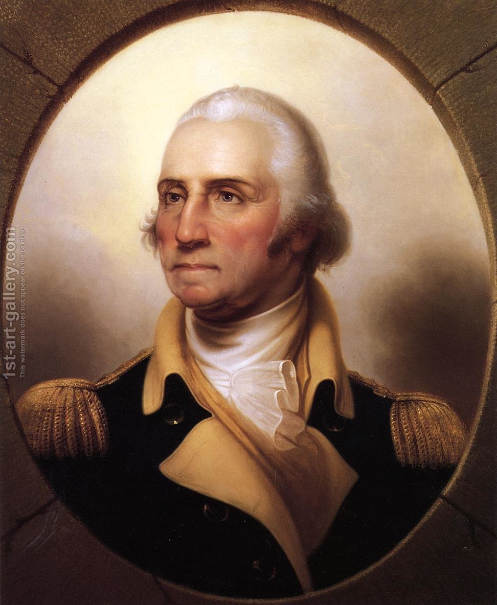 972x1184 Portrait Of George Washington I Rembrandt Peale Reproduction 1st - Washington Painting