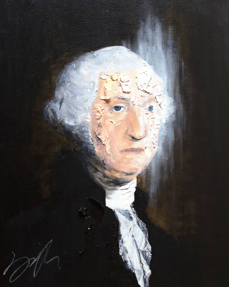 770x963 Saatchi Art George Washington Painting By Tomoya N - Washington Painting