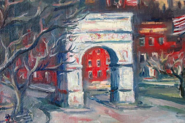 768x512 Jacques Zucker - Washington Square Park Painting