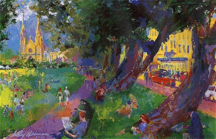 750x483 Leroy Neiman Washington Square Park 50% Off - Washington Square Park Painting