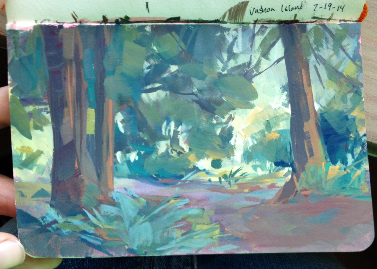 1203x858 More Washington State Painting! Some Mountain - Washington State Painting