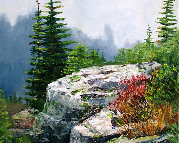 570x456 Painting Washington State 12 X 12 Painting On Wood, Free - Washington State Painting