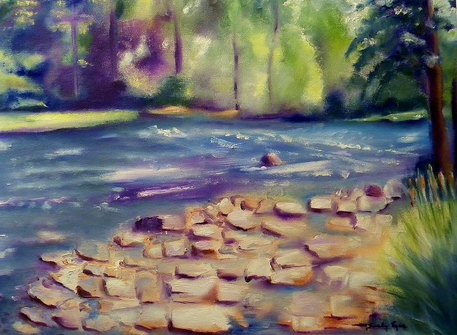 900x661 Washington State Painting By Sandy Ryan - Washington State Painting