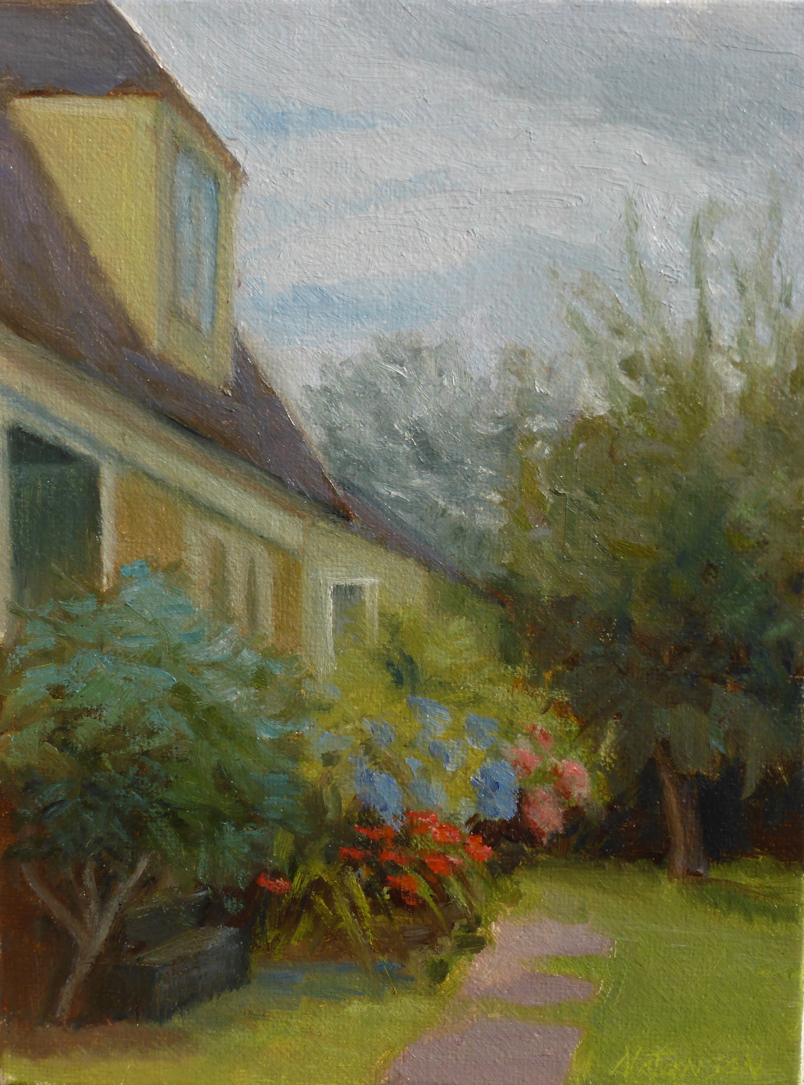 2748x3707 Garden Painting Plein Air From Washington State Painting Workshop - Washington State Painting