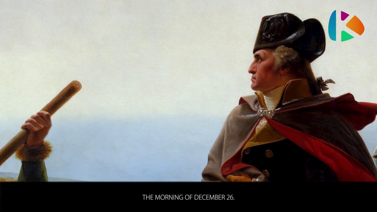 1280x720 Famous Paintings - Washingtons Crossing Painting