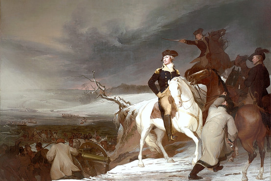 553x369 Washington's Crossing As Docudrama - Washingtons Crossing Painting