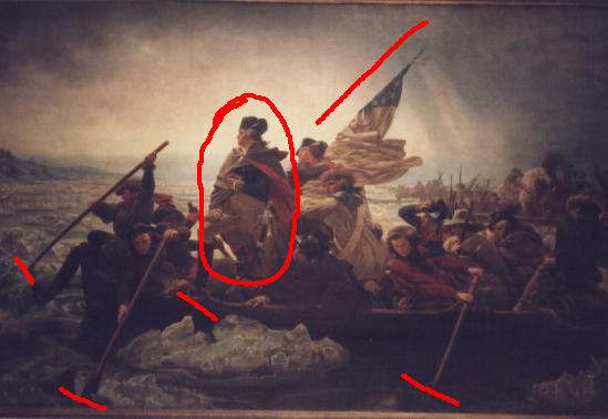 549x378 Washington Crossing Delaware - Washingtons Crossing Painting
