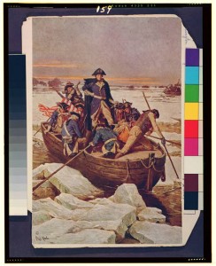 244x300 Crossing The Delaware General George Washington And Primary - Washingtons Crossing Painting