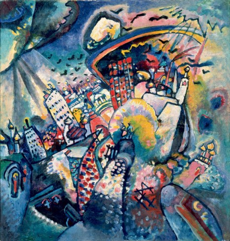 467x490 Moscow, - Wassily Kandinsky Blue Painting