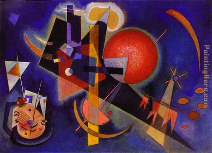 734x528 Wassily Kandinsky In Blue Painting Anysize 50% Off - Wassily Kandinsky Blue Painting