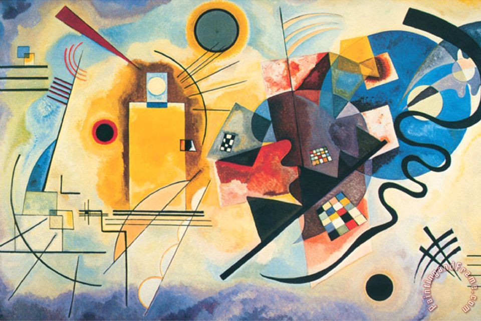 960x640 Wassily Kandinsky Yellow Red Blue C 1925 Painting - Wassily Kandinsky Blue Painting