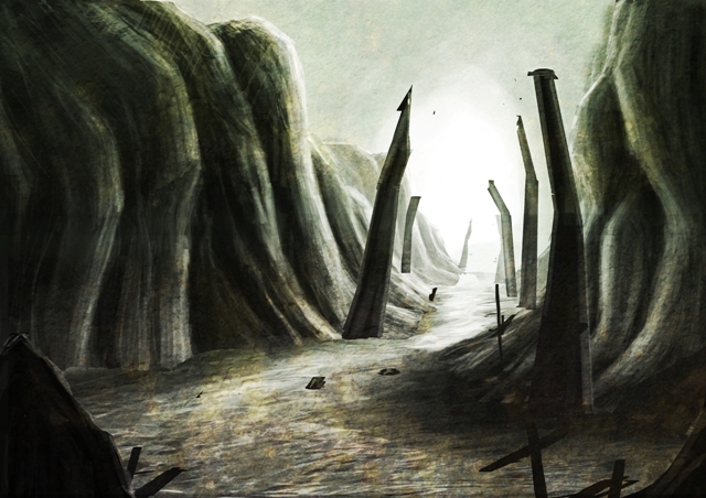 640x452 The Wasteland Speed Painting 3 By Moon88 - Wasteland Painting