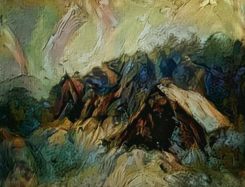 819x628 Wasteland Short Story Inspired By Art From Mendyz Tough Lives - Wasteland Painting