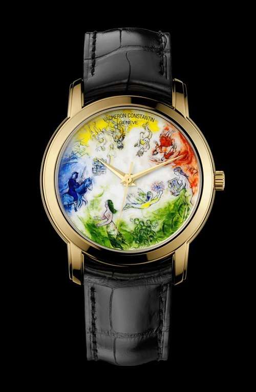 500x765 Miniature Opera Painting Watches Chagall Et L'Opera De Paris Tribute - Watch Painting