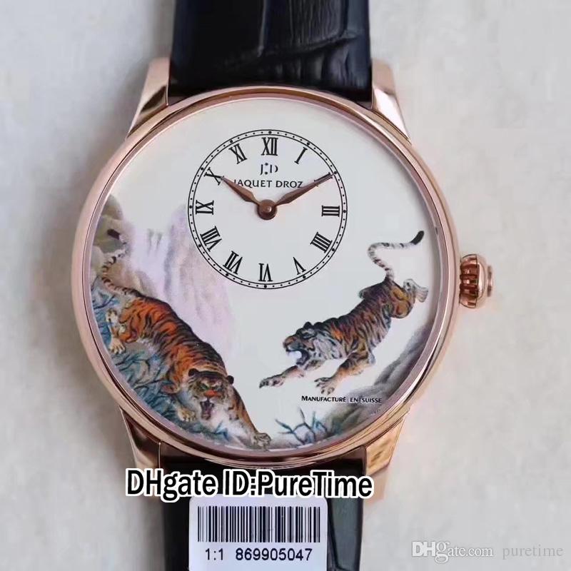 800x800 Best Version Jaquet Droz J005033222 Painting Enamel Petite Heure - Watch Painting