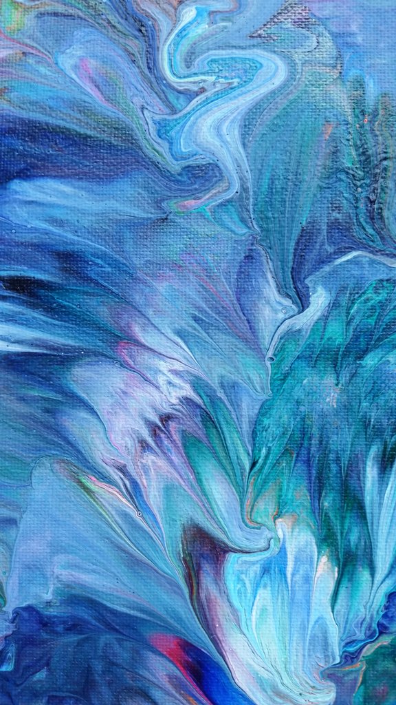 Water Abstract Painting at PaintingValley.com | Explore collection of ...