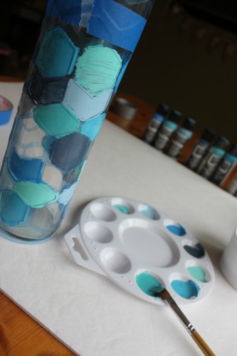 333x500 Make A Hand Painted Glass Water Bottle Dollar Store Mom - Water Bottle Painting