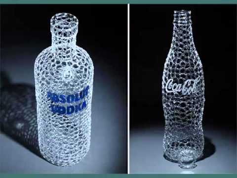 480x360 Painted Glass Bottle Art Set Of Pictures Ideas - Water Bottle Painting