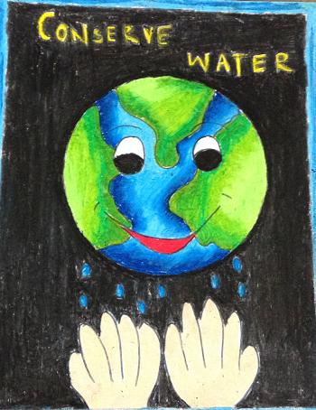 Water Conservation Painting at PaintingValley.com | Explore collection ...