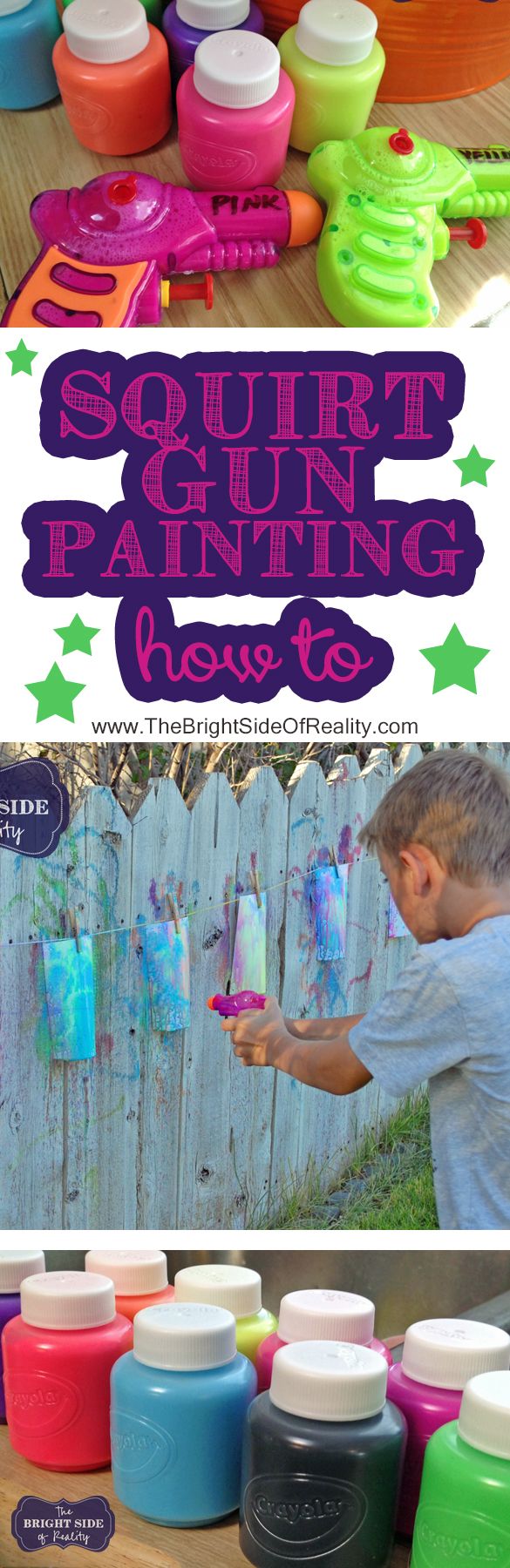 585x1800 Squirt Gun Painting - Water Gun Painting