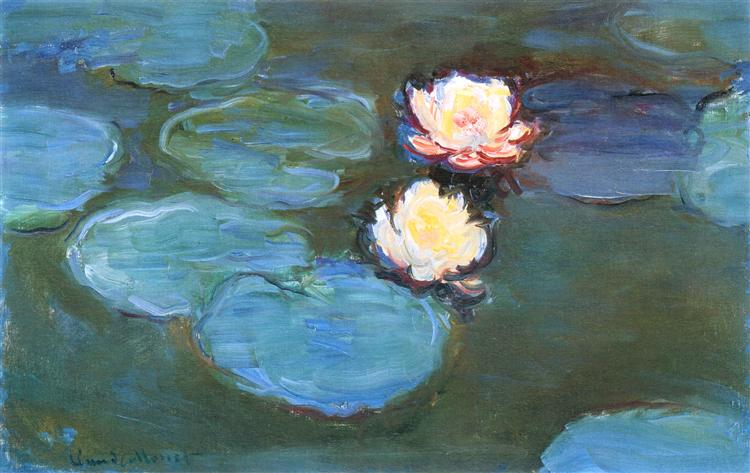 750x473 The Water Lilies Painting Series By Claude Monet - Water Lily Oil Painting