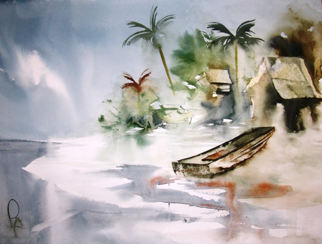 633x480 International Watercolor Artists Roy John Fuller - Water Painting Artist