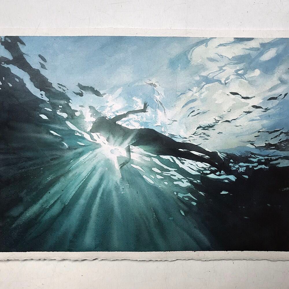 1000x1000 Marcos Beccari (@marcosbeccari) Instagram Feira - Water Painting Drawing