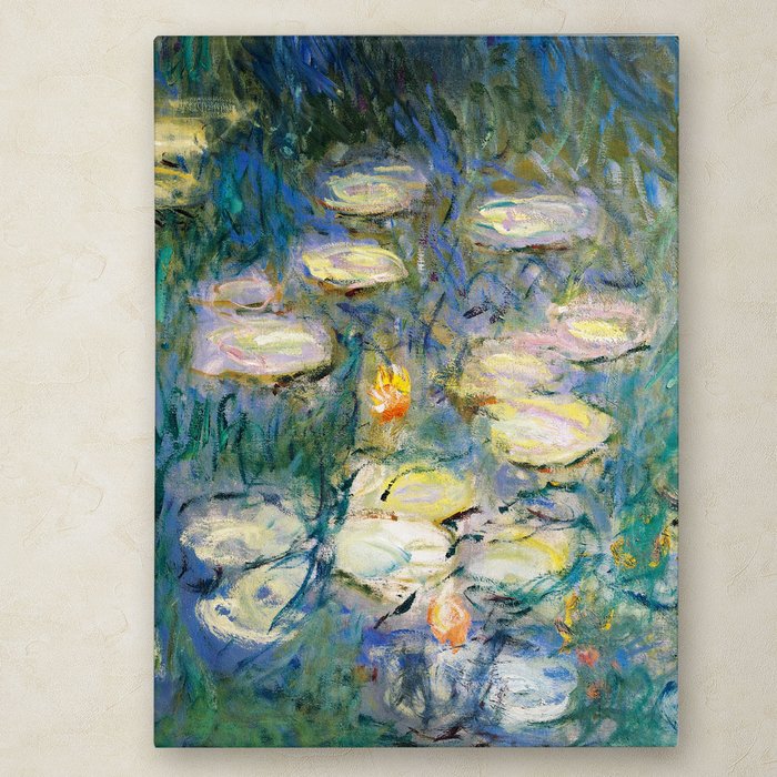 700x700 Trademark Art Water Lilies V 1840 1926 By Claude Monet Painting - Water Painting On Canvas