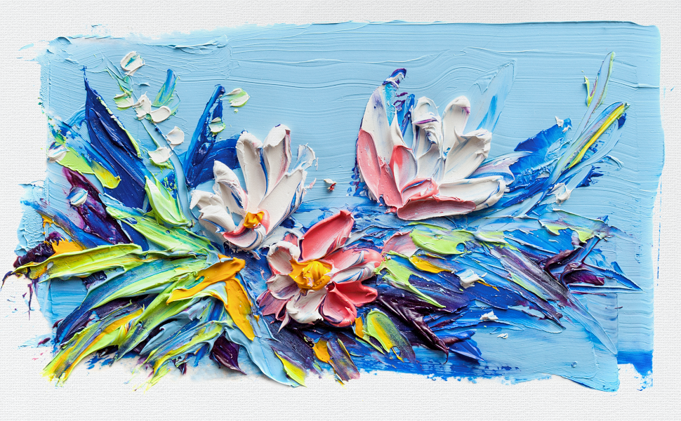 970x600 Acrylic Canvas Painting - Water Painting On Canvas