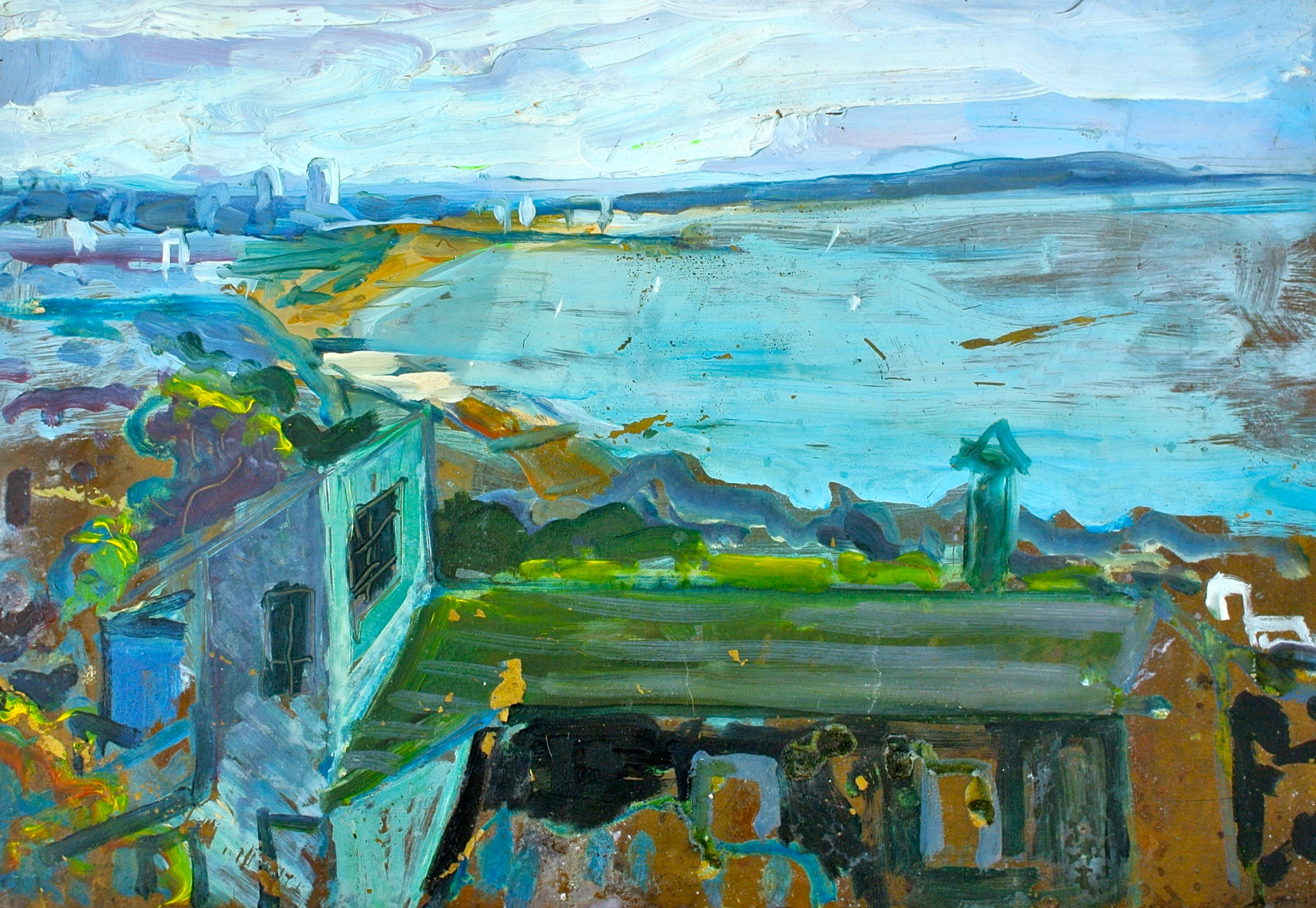 2447x1688 Urban Water Environment Holden Laboratory - Water Pollution Painting