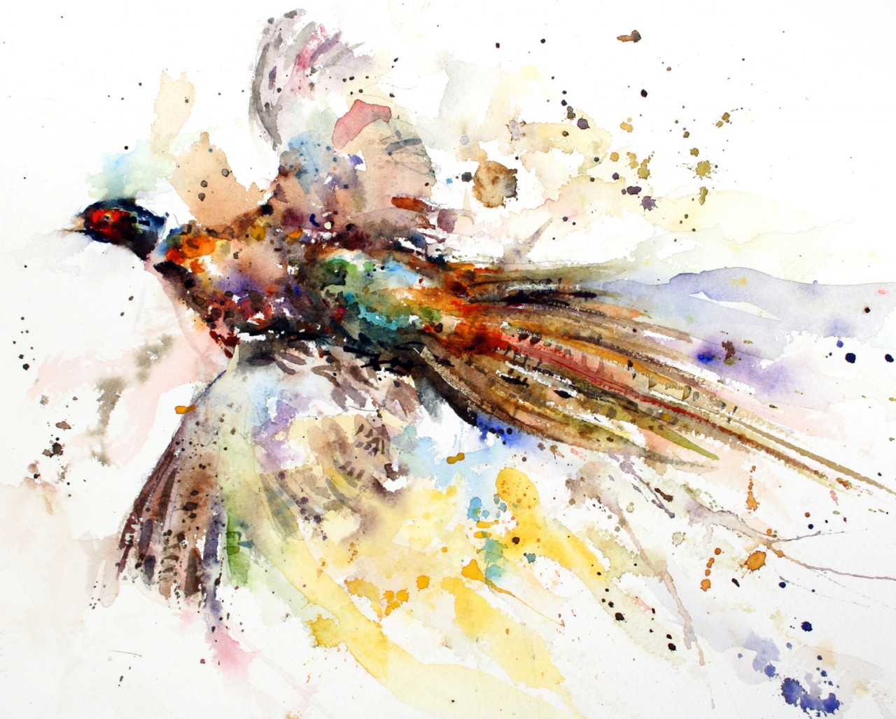 1280x1027 Simply Creative Watercolor Animals Paintings By Dean Crouser - Watercolor Animal Painting