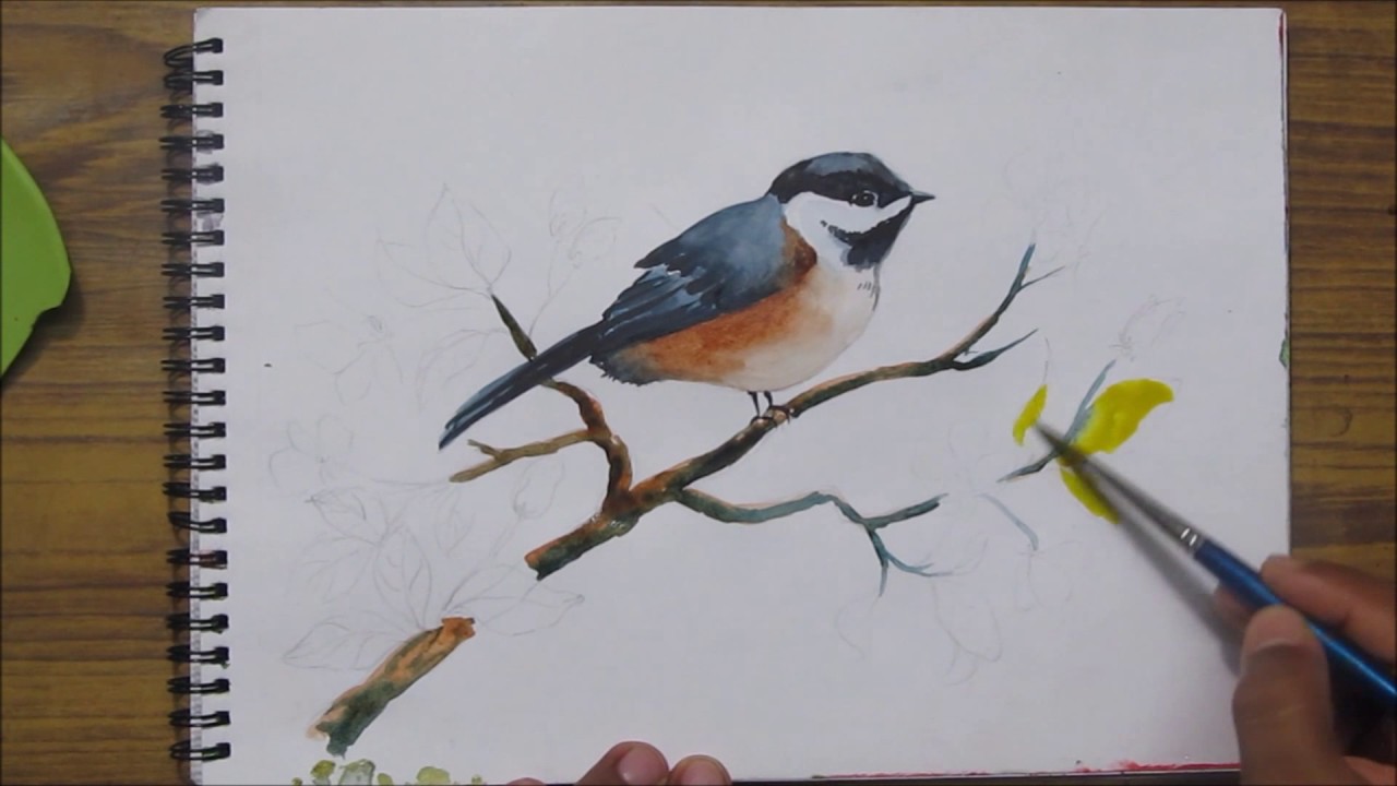 1280x720 How To Paint A Bird In Watercolor,watercolor Painting - Watercolor Bird Painting