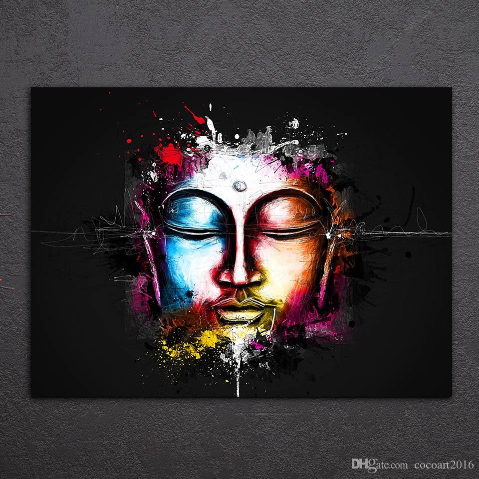 Watercolor Buddha Painting
