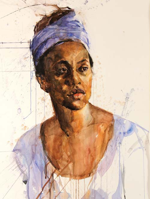 500x660 Portrait Painting How To Paint Eyes In Watercolour - Watercolor Face Painting