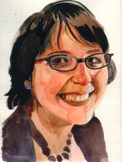 412x546 5 Steps To Success With Watercolor Portraits A Tutorial - Watercolor Face Painting