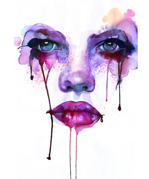 500x599 Watercolour Body Art Watercolor, Marion Bolognesi - Watercolor Face Painting