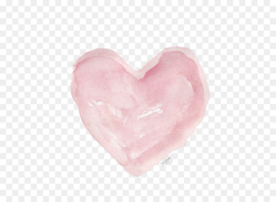 900x660 Watercolor Painting Heart Illustration - Watercolor Heart Painting