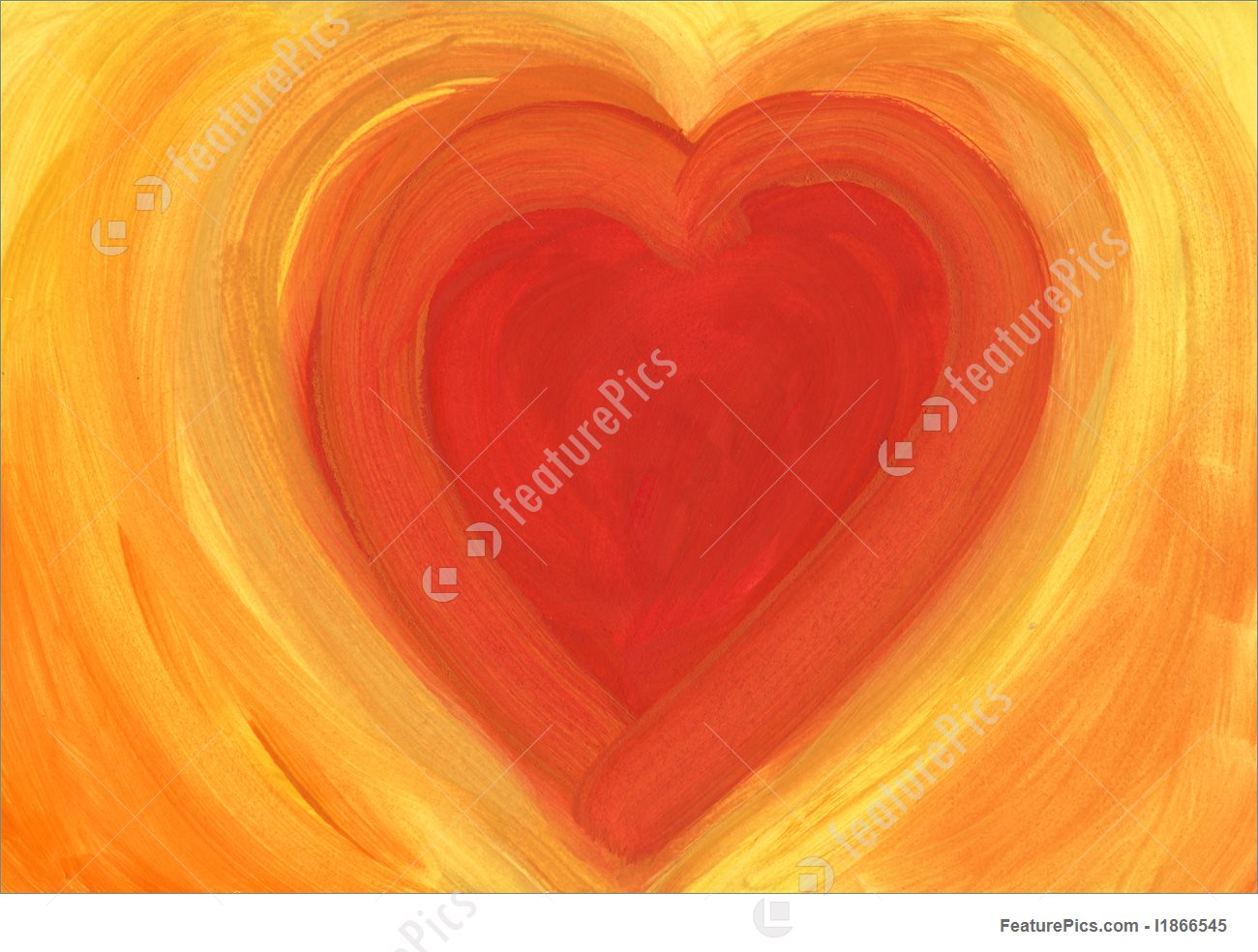 1300x984 Painting Art Watercolor Heart - Watercolor Heart Painting